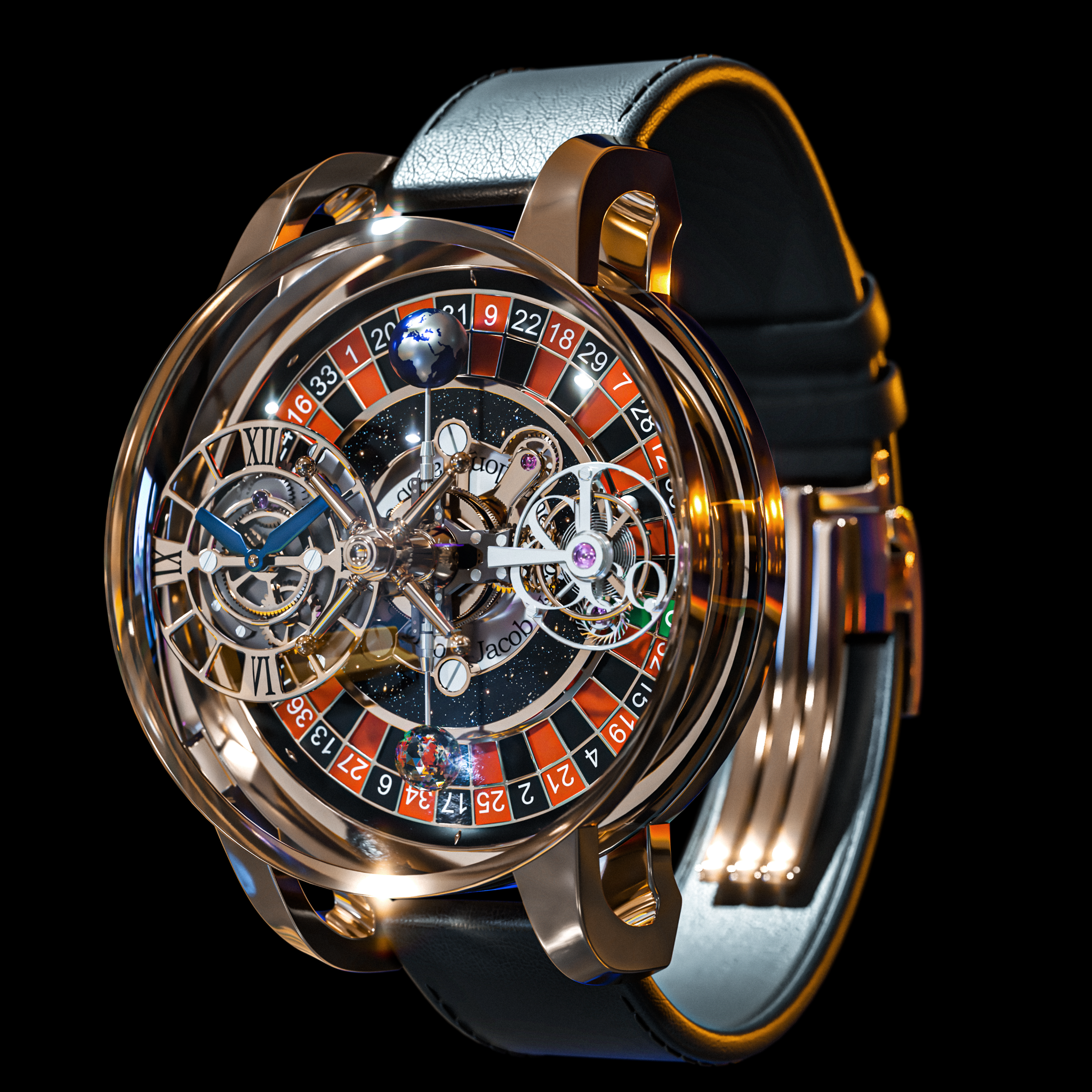 Jacob&co Render 1 cc black